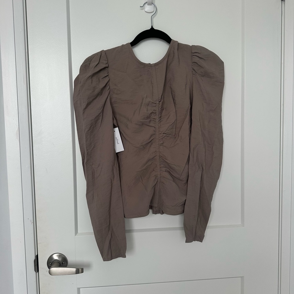 NWT Aritzia Wilfred Henrietta Blouse - Size 2